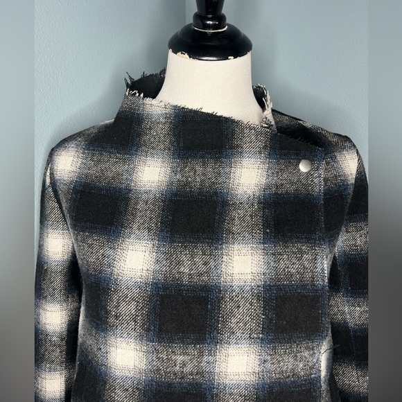 BB Dakota Quinn Plaid Flannel Jacket Size Small - Picture 8 of 9